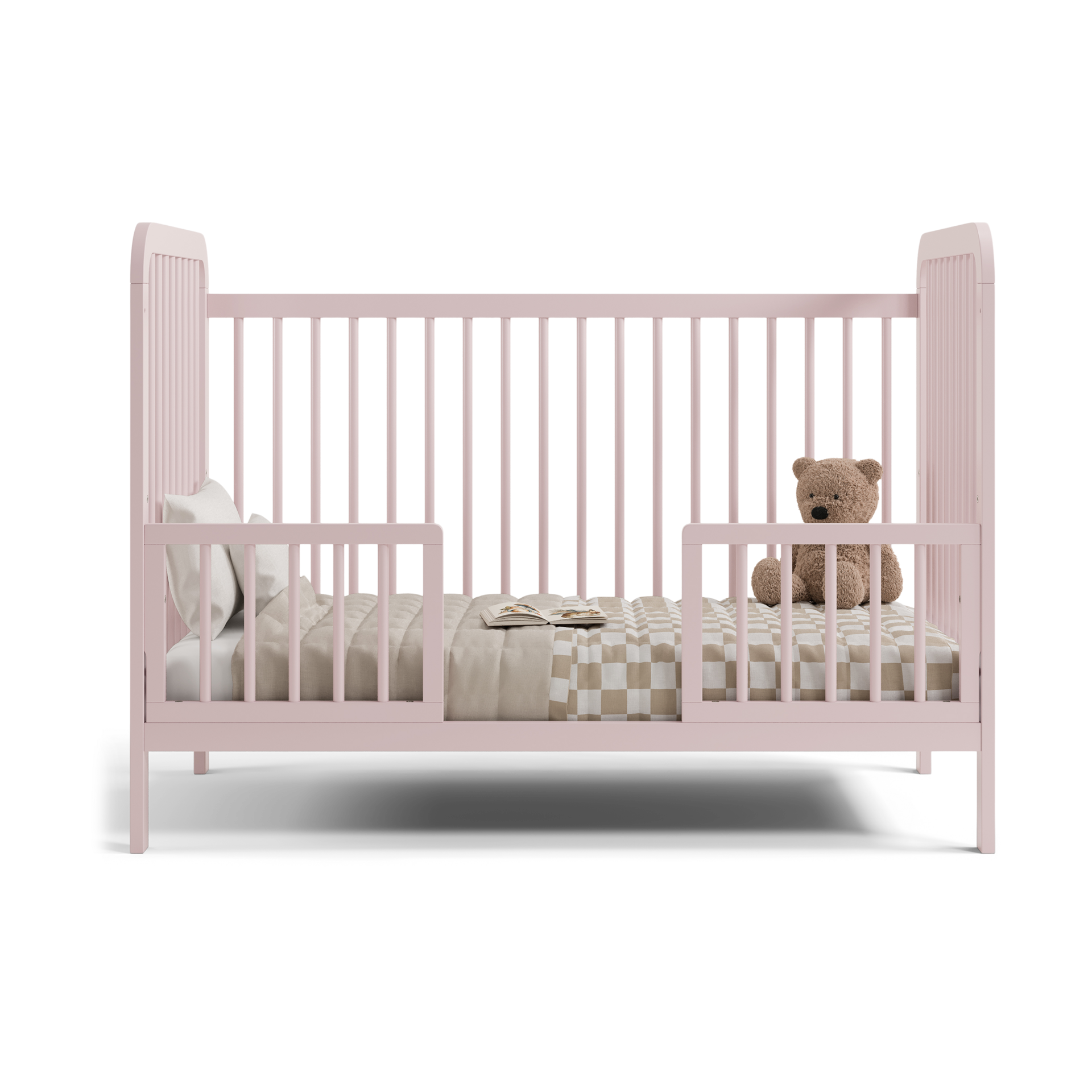Storkcraft Universal Toddler Safety Guardrail Kit (Dowels) - Blush.