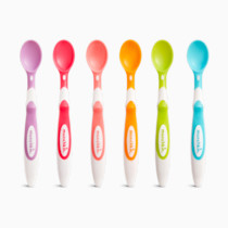 Munchkin, Soft Tip Infant Spoons, 6 Pack, Multi-Color Unisex