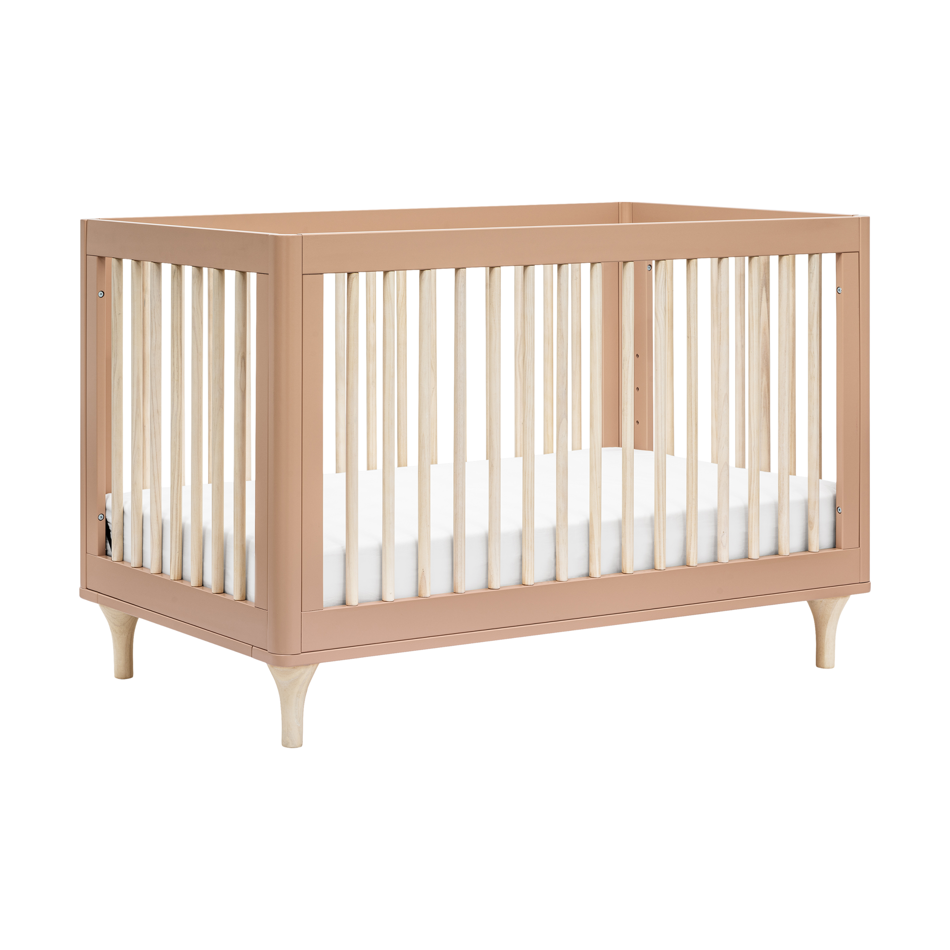 babyletto Lolly 3-in-1 Convertible Crib with Toddler Bed Conversion Kit.