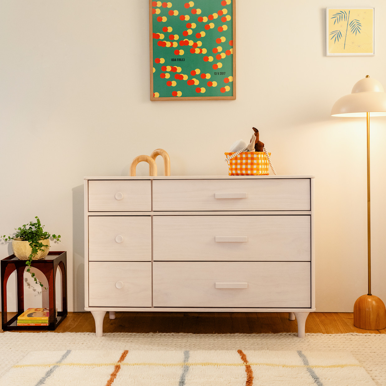babyletto Lolly 6-Drawer Double Dresser - Washed Natural.