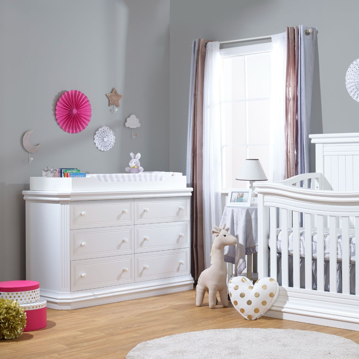 Sorelle Primo Double Dresser - White.