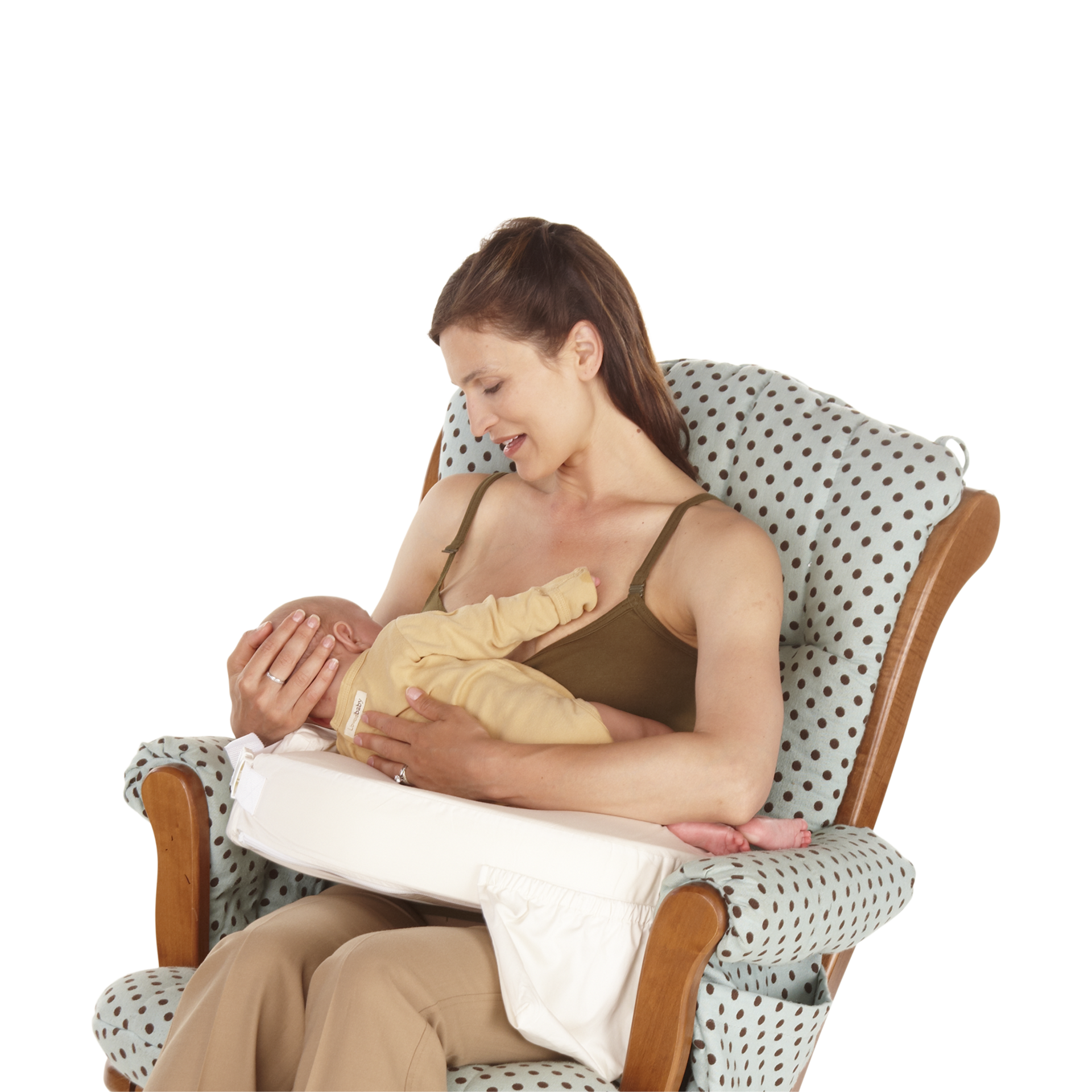 My Brest Friend Deluxe Nursing Pillow - Organic Cotton / Cream.