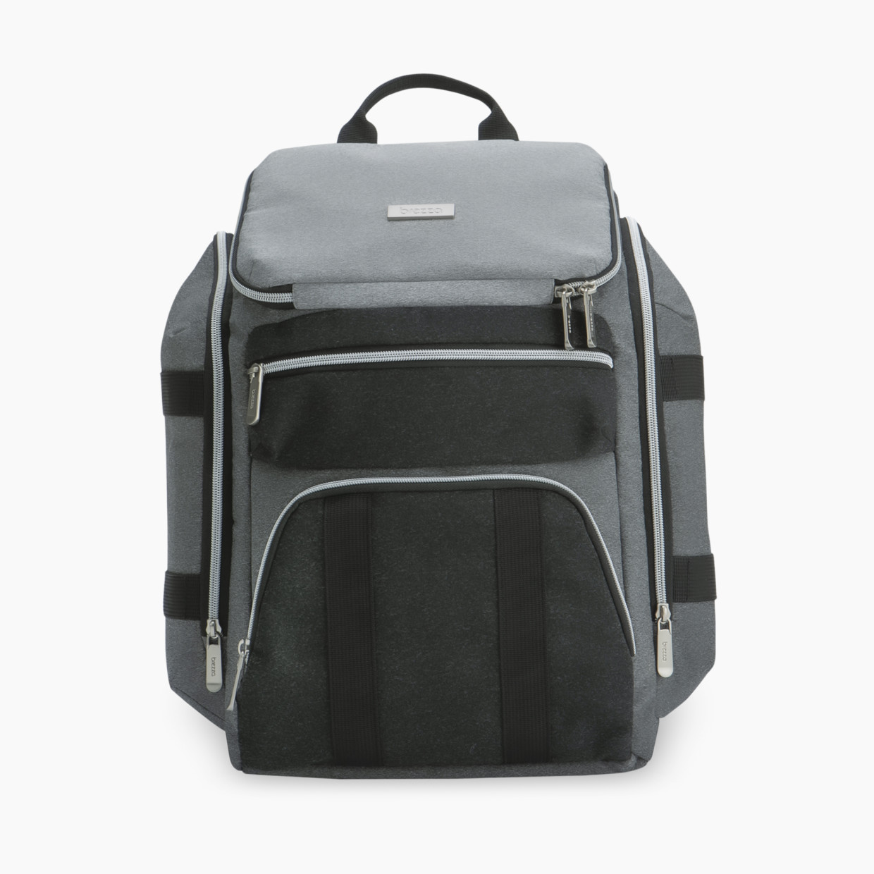 Baby Brezza Ultimate Changing Station Backpack - Grey/Black Trim.