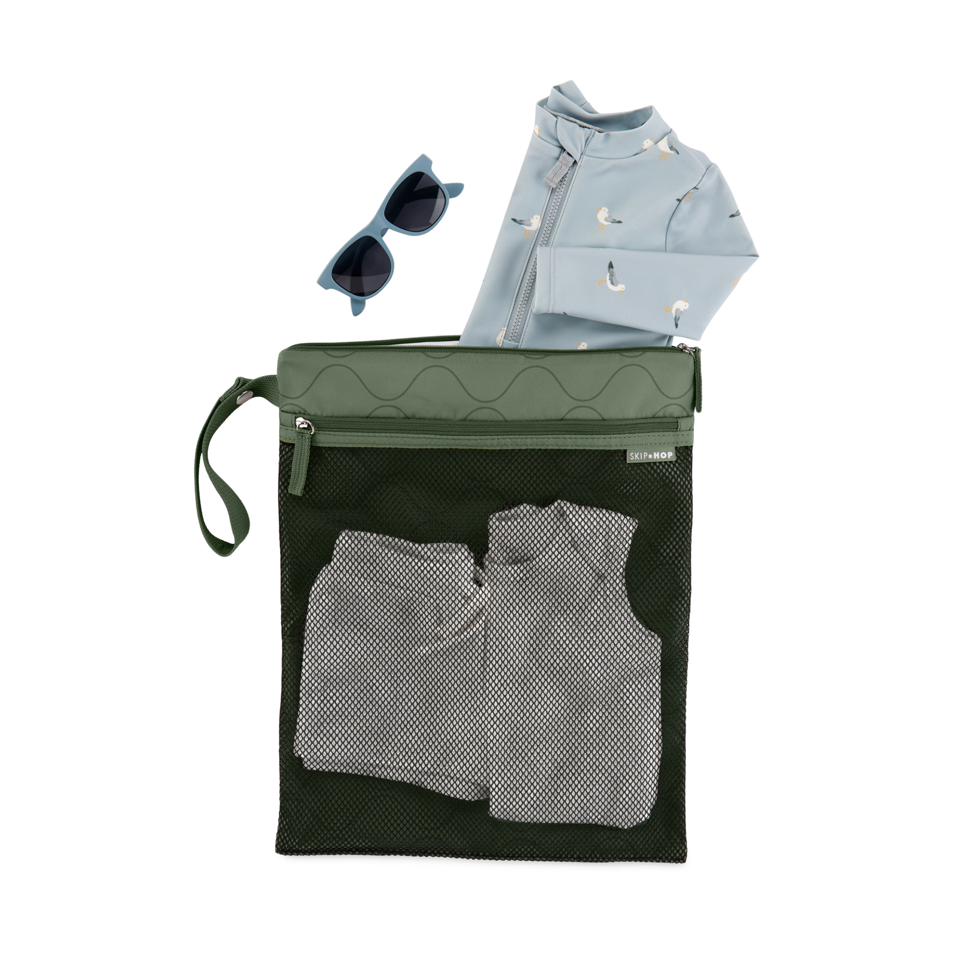 Skip Hop Grab & Go Wet/Dry Bag - Sage.