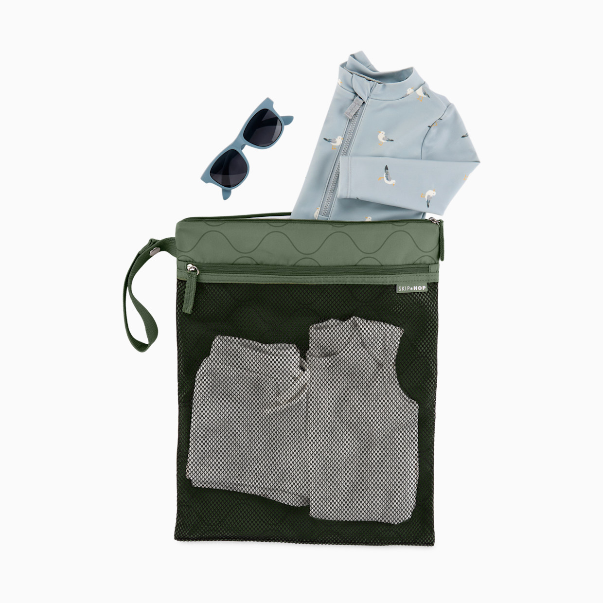 Skip Hop Grab & Go Wet/Dry Bag - Sage.