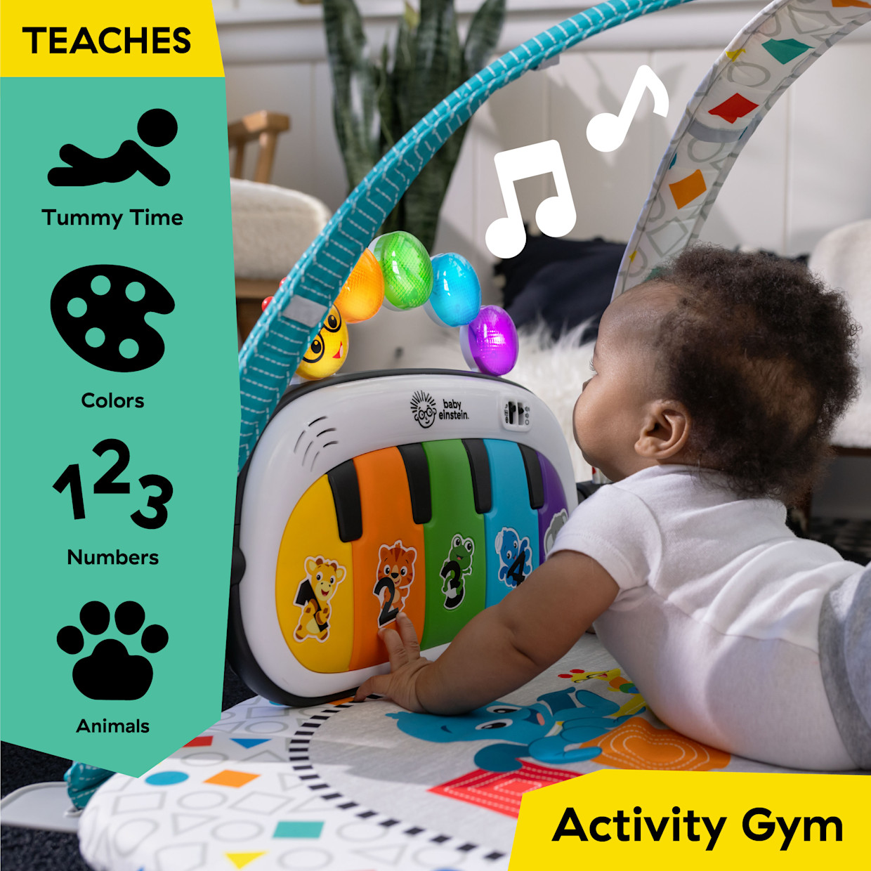 Baby Einstein Kick and Snooze 3-in-1 Playard, Bassinet, and Musical Play Gym.