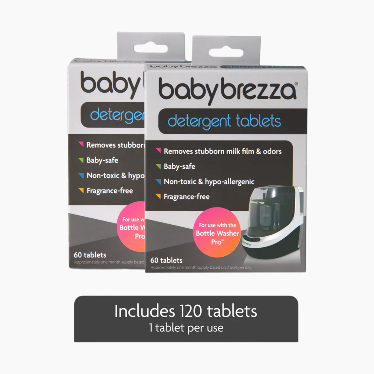 Baby Brezza Bottle Washer Pro Detergent Tablets - 120.