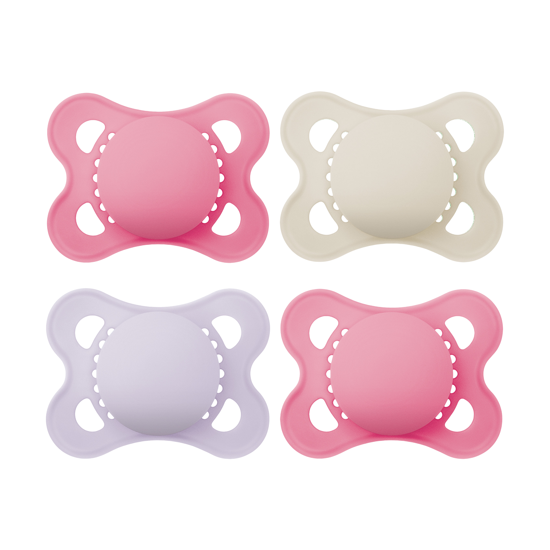 MAM Original Matte Baby Pacifier 0-6 Months (4 Pack).