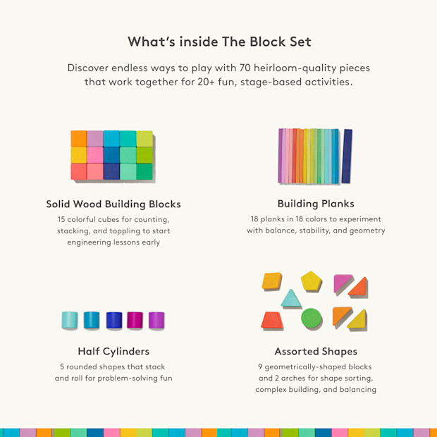 Lovevery The Block Set - 70pc.