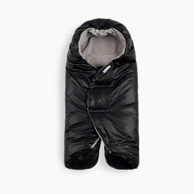 7AM Enfant Nido Winter Infant Wrap - Black, 0-6 M.