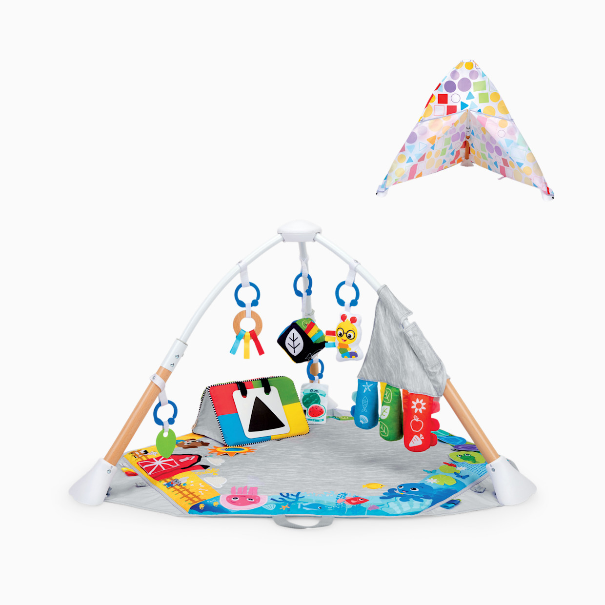 Baby Einstein Discover More 4-in-1 Developmental Play Gym & Activity Mat.