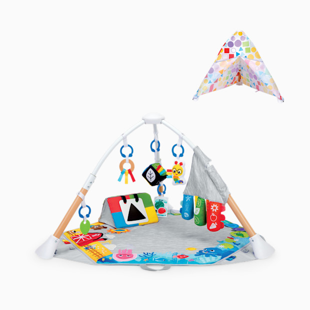 Baby Einstein Discover More 4-in-1 Developmental Play Gym & Activity Mat.