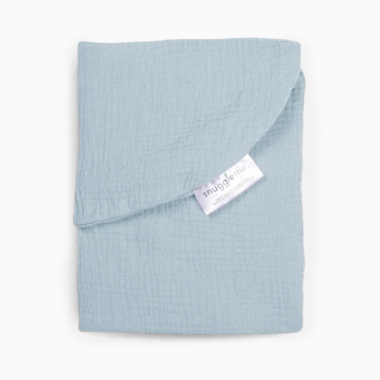 Snuggle Me Organic Infant Lounger Muslin Cover - Bluebell.