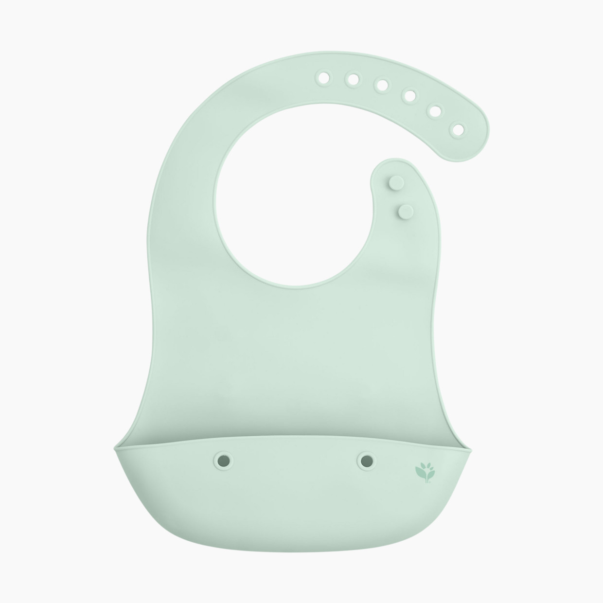 GREEN SPROUTS Silicone Scoop Bib - Light Sage.