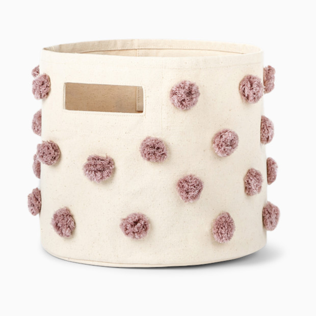 Pehr Pom Pom Storage Pint - Mauve.