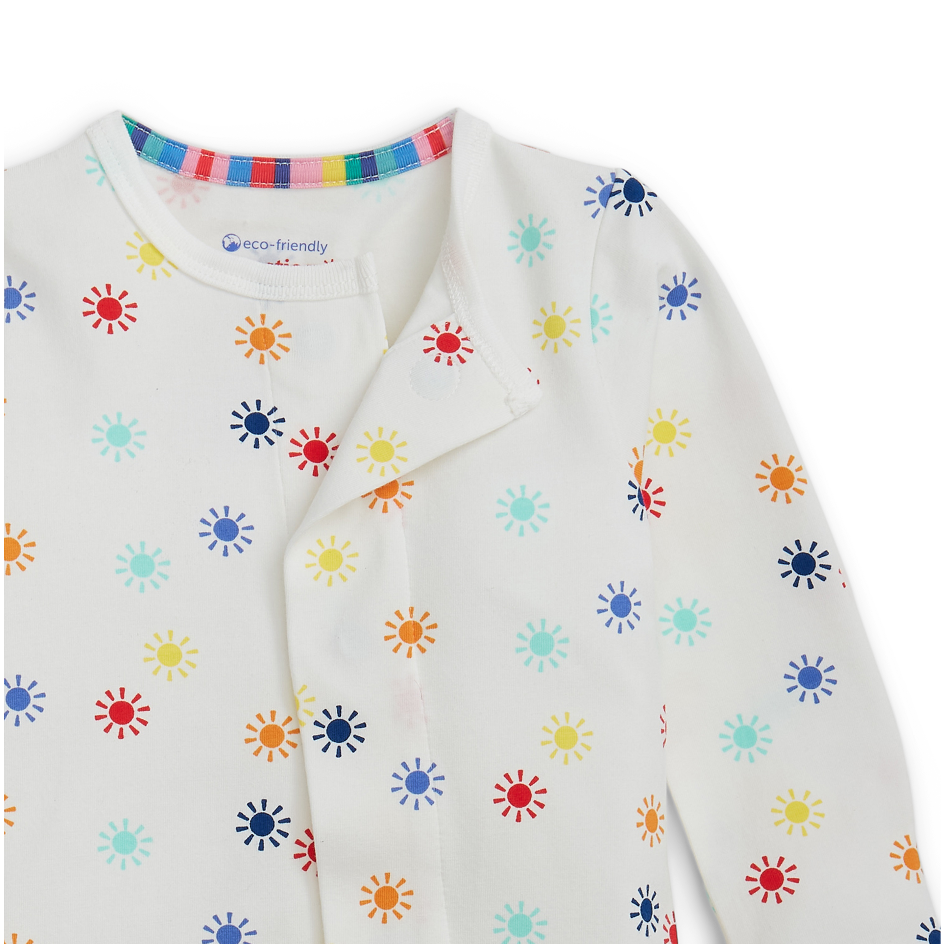 Magnetic Me Cloudstretch Magnetic 4-Pack Footie - Green Multi, Newborn.