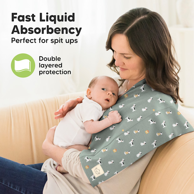 KeaBabies Shea Burp Cloths (6 Pack).