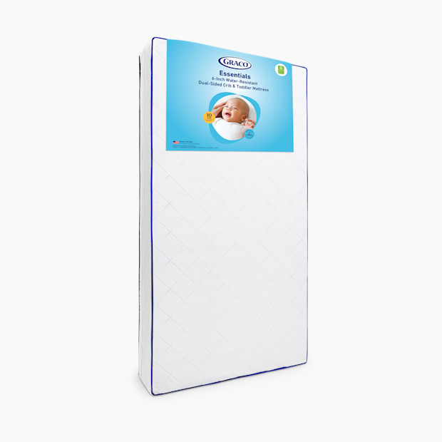 Graco Essentials 6-Inch Water-Resistant Dual-Sided Crib & Toddler Mattress.