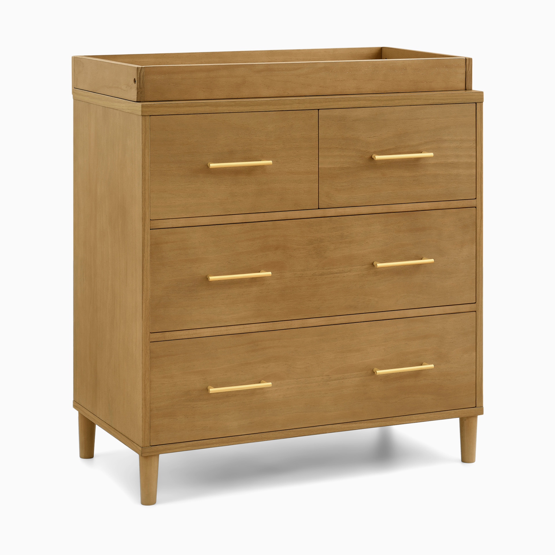 Delta Children Classic 4 Drawer Dresser With Changing Top - Teak Brown |  Babylist Shop