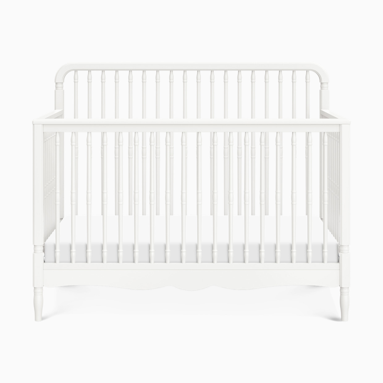 Namesake Liberty 4-in-1 Convertible Spindle Crib - Warm White.