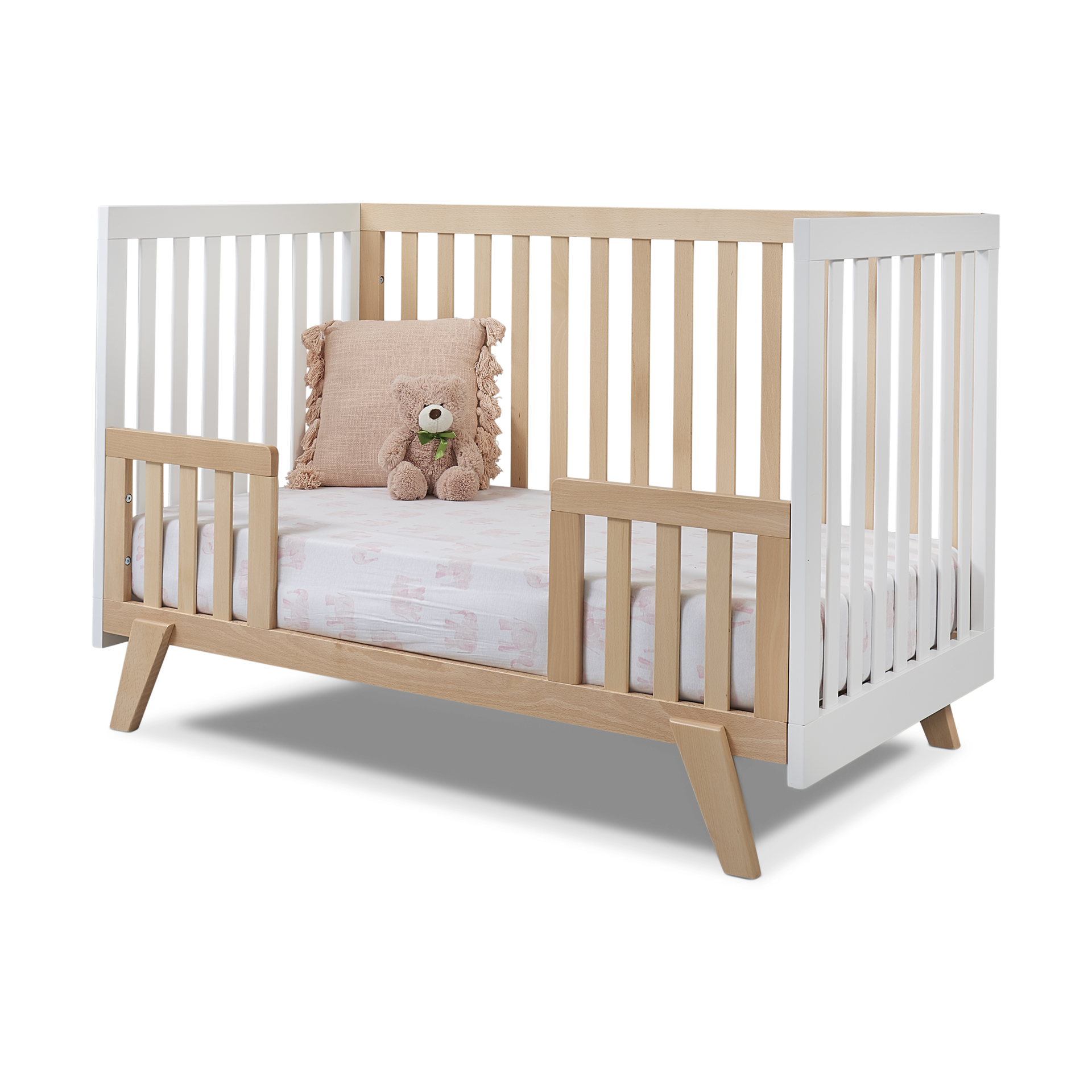Sorelle Luce Crib - Natural And White.