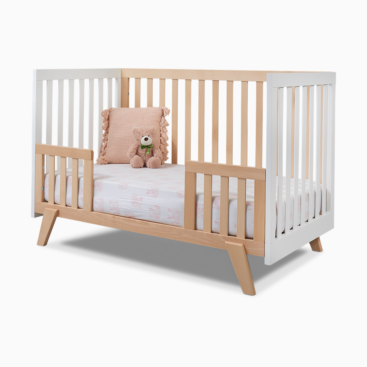 Sorelle Luce Crib - Natural And White.