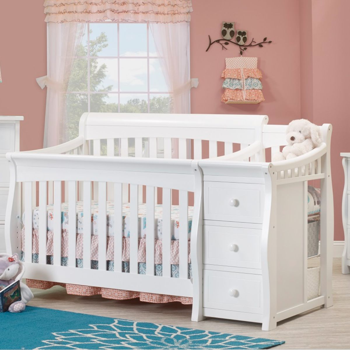 Sorelle Princeton Elite Crib & Changer - White.