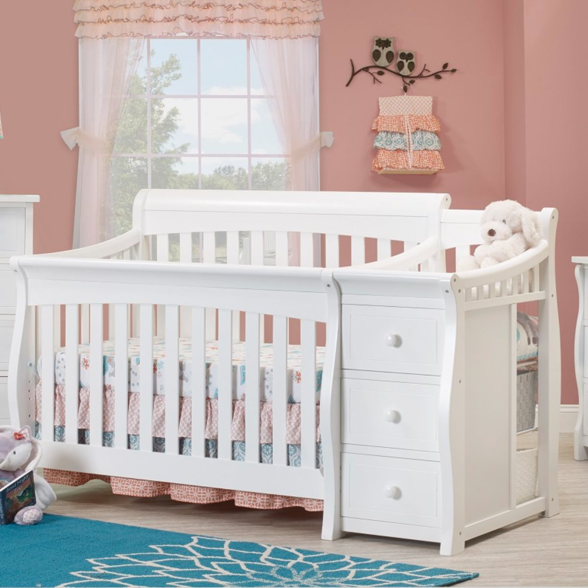 Sorelle Princeton Elite Crib & Changer - White.