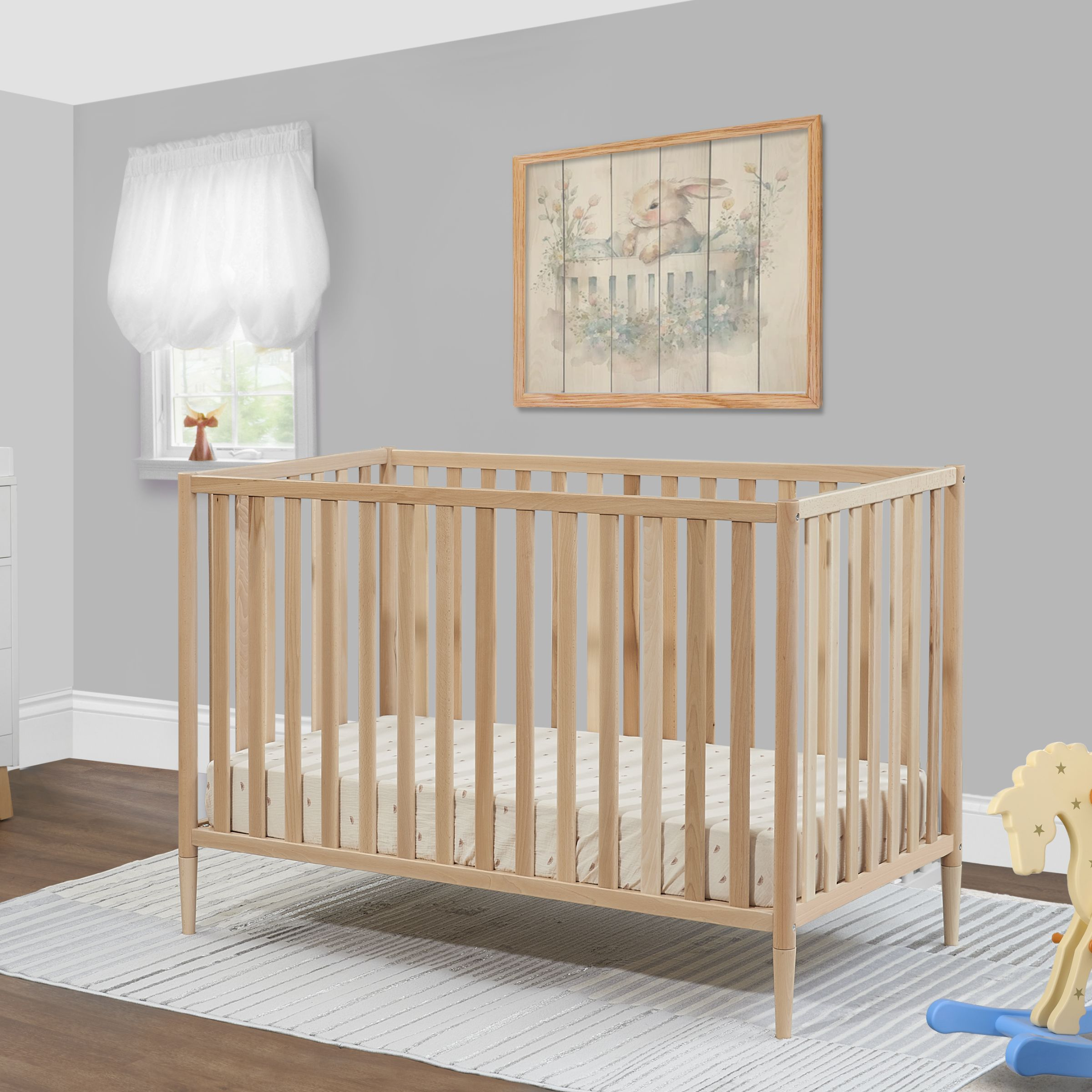 Sorelle Mia Crib - Natural Wood.