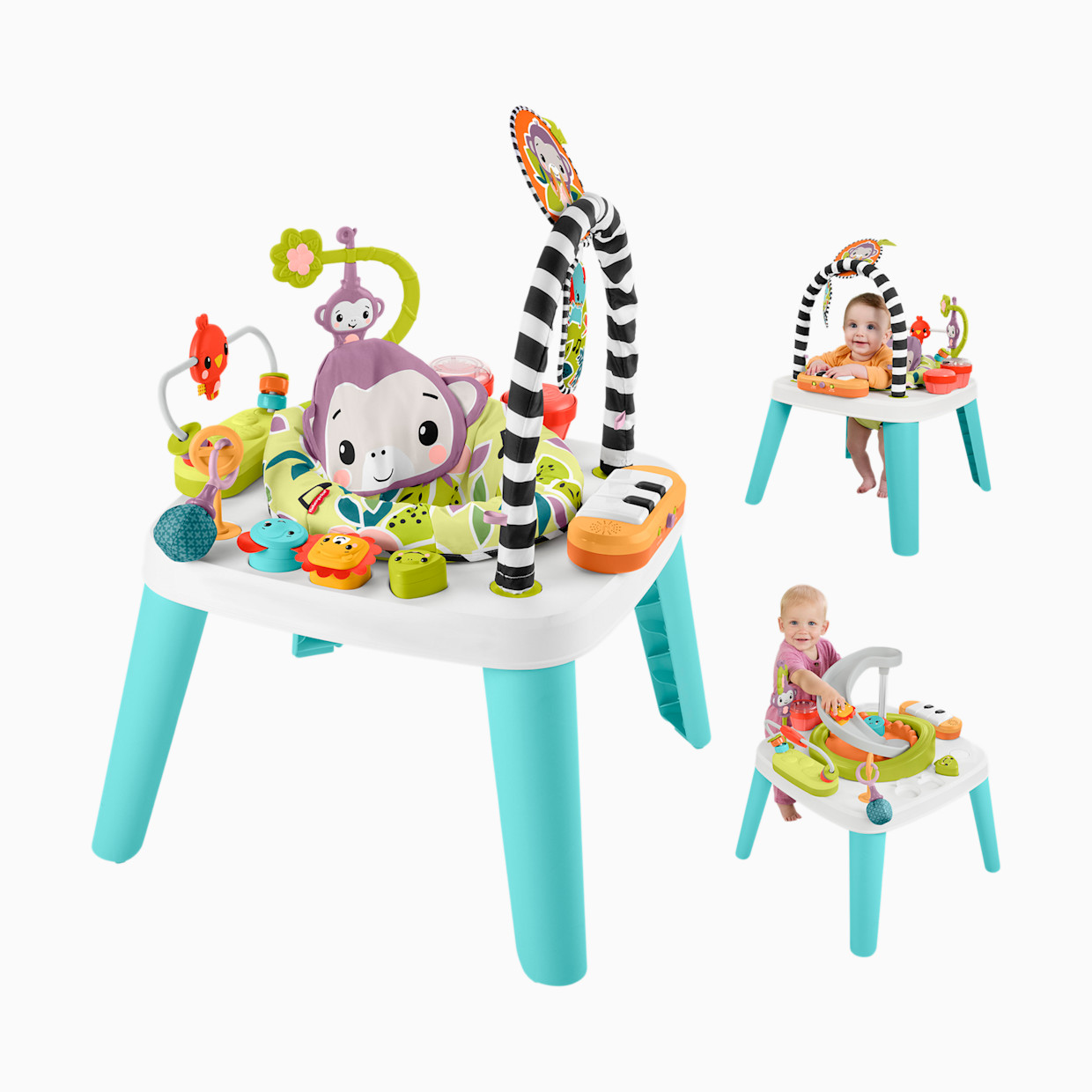Fisher-Price 2 in 1 Purple Monkey Musical Activity Center.