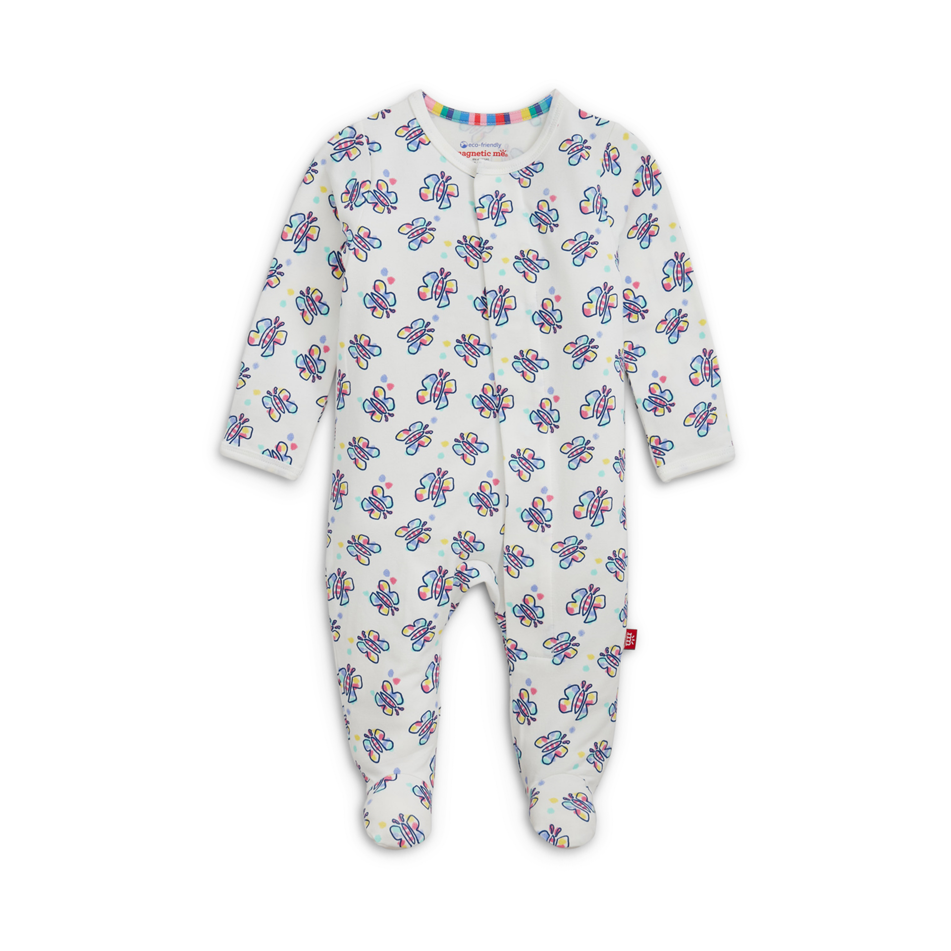 Magnetic Me Cloudstretch Magnetic 4-Pack Footie - Pink Multi, 0-3 M.