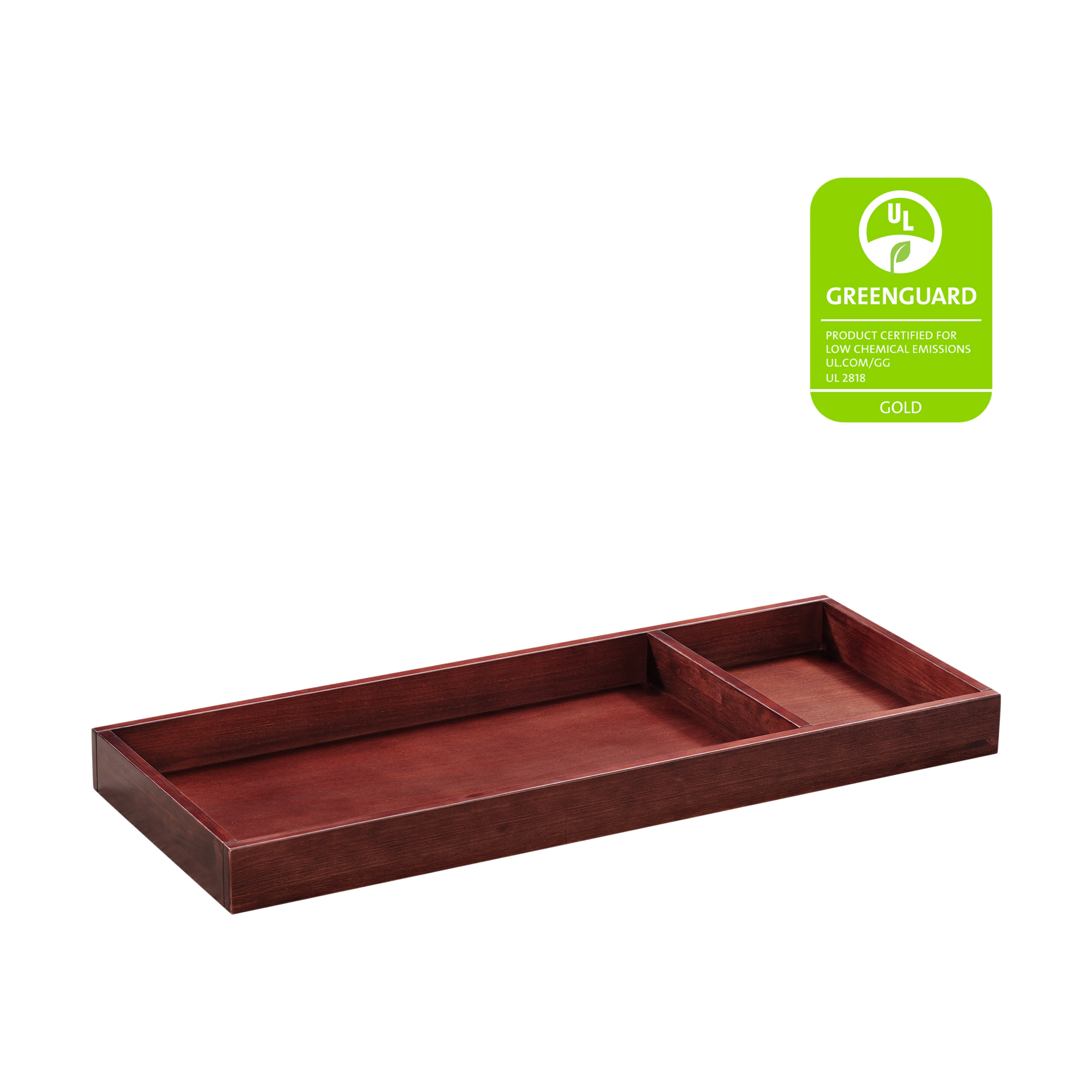 daVinci Universal Wide Removable Changing Tray - Rich Cherry.