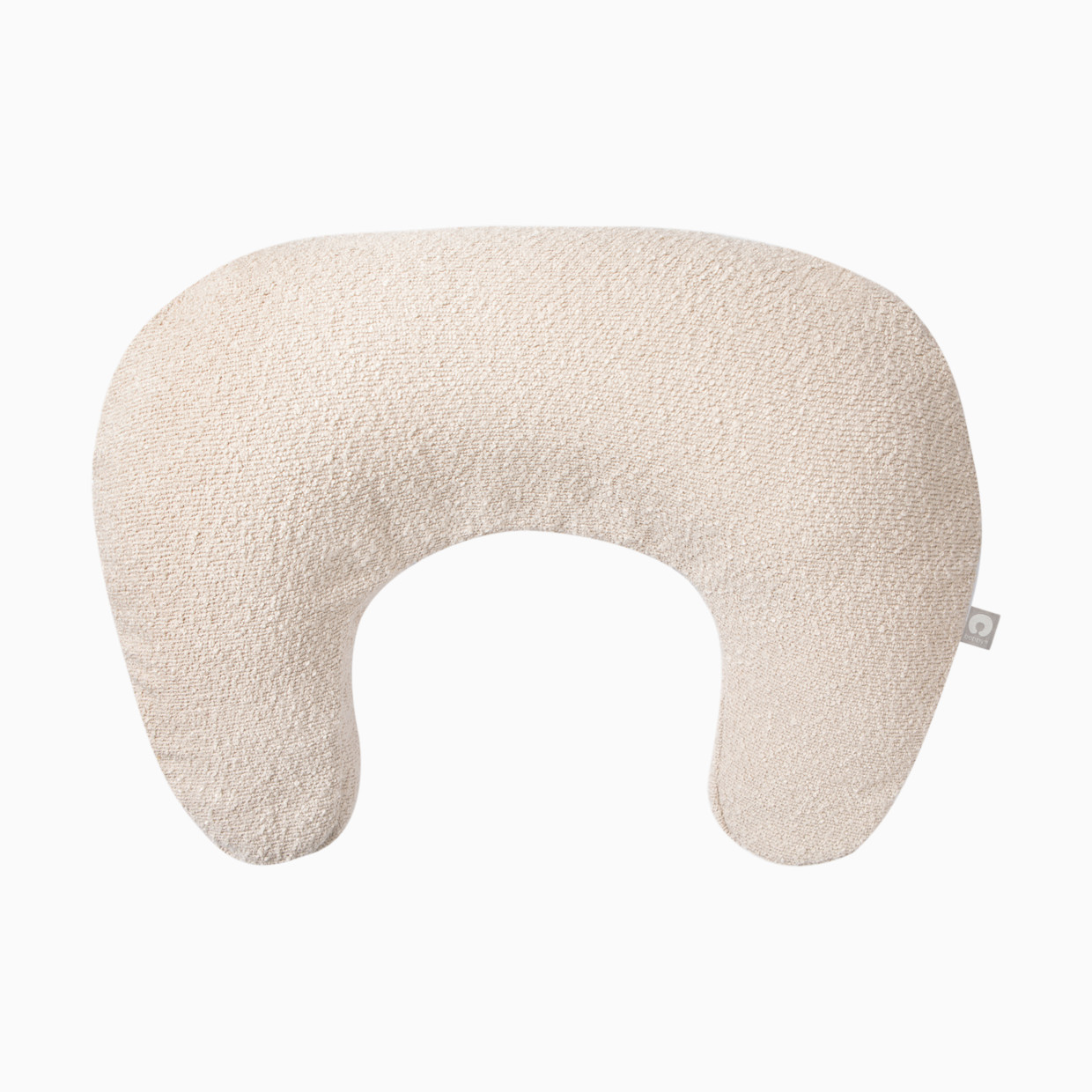 Boppy New Nursing Pillow with Luxe Fabric Cover - Oatmeal Boucle.