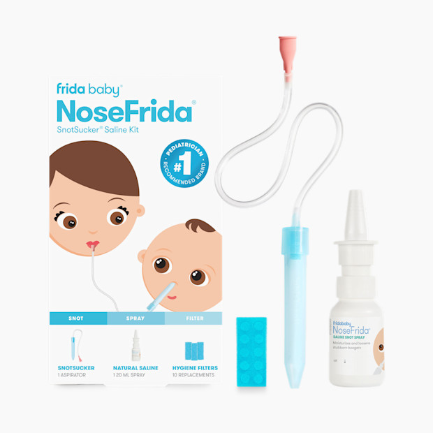Frida Baby NoseFrida SnotSucker Saline Kit.