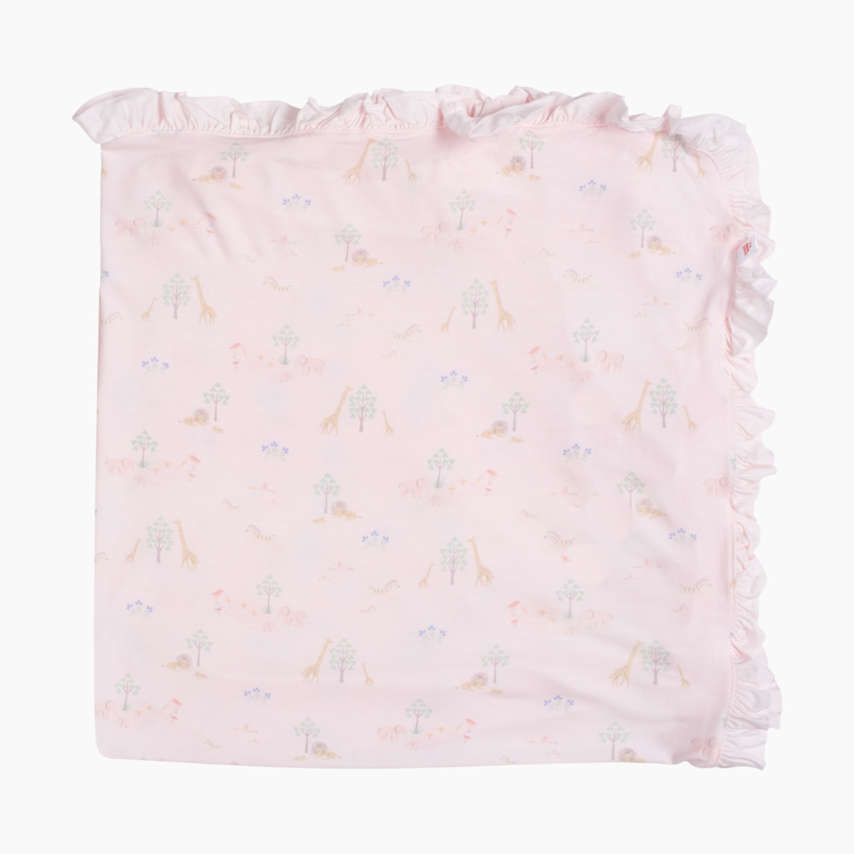 Magnetic Me Modal Baby Blanket With Ruffles - Serene Safari, One Size.