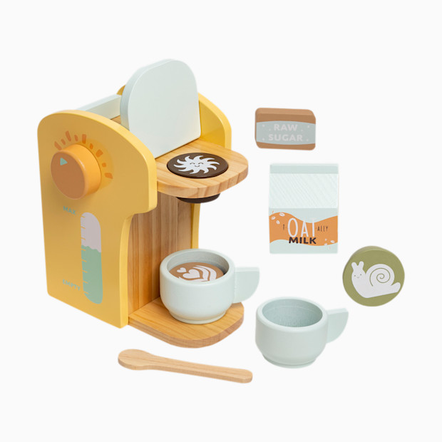 Pearhead Wooden Barista Coffee Maker Toy Set.