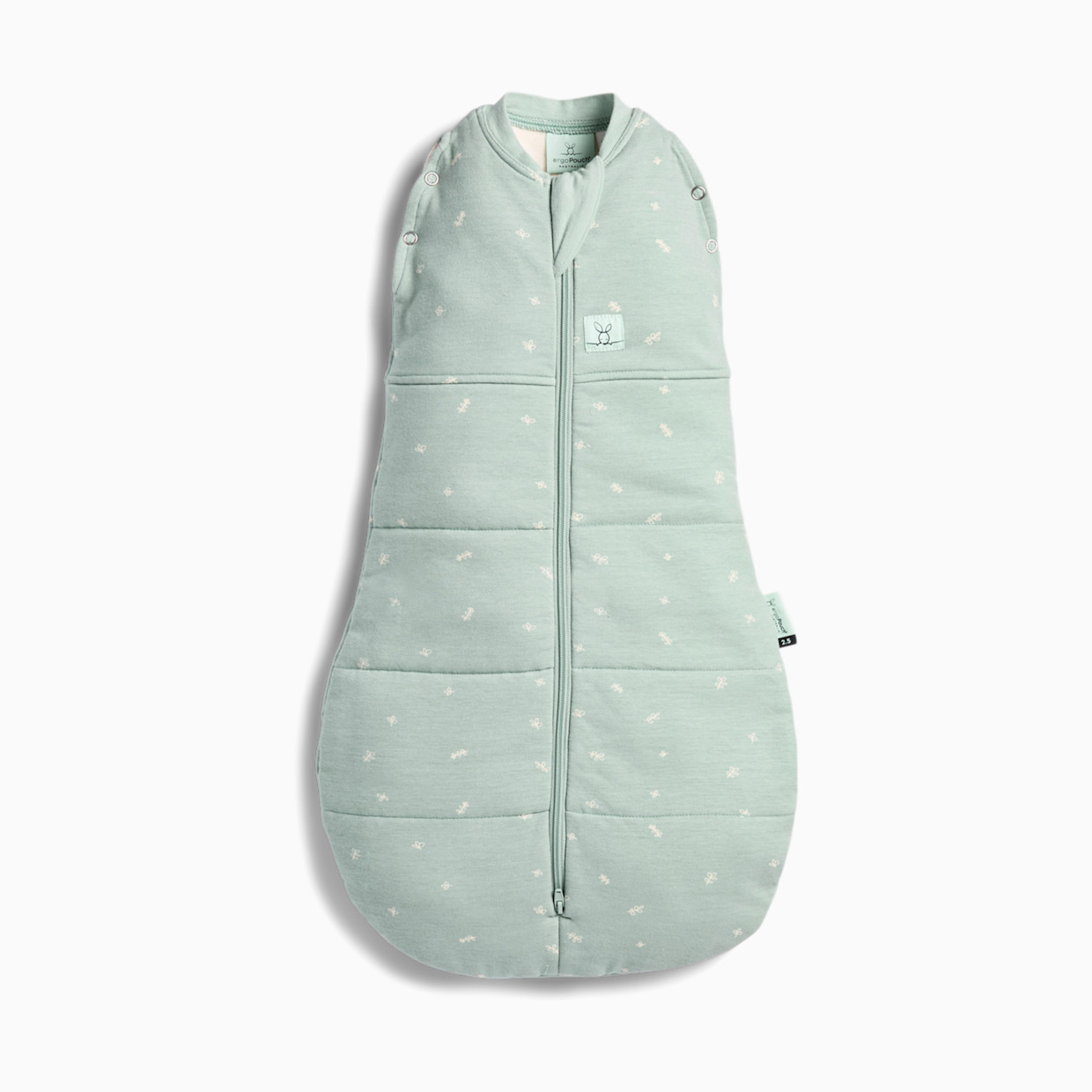 ergoPouch Cocoon Swaddle Sack 2.5 Tog - Sage, 3-6 Months.