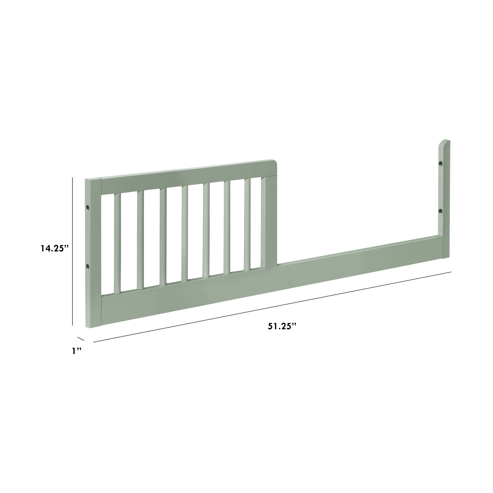daVinci Toddler Bed Conversion Kit (M14799) - Light Sage.