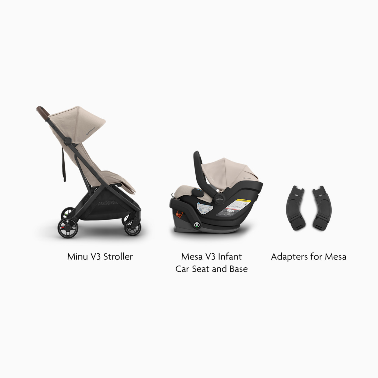 UPPAbaby Minu V3 Stroller, Mesa V3 & Car Seat Adapters - Ada.