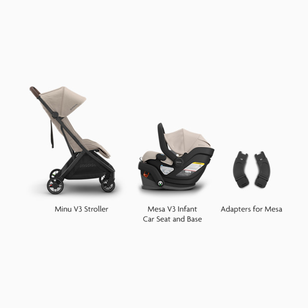 UPPAbaby Minu V3 Stroller, Mesa V3 & Car Seat Adapters.