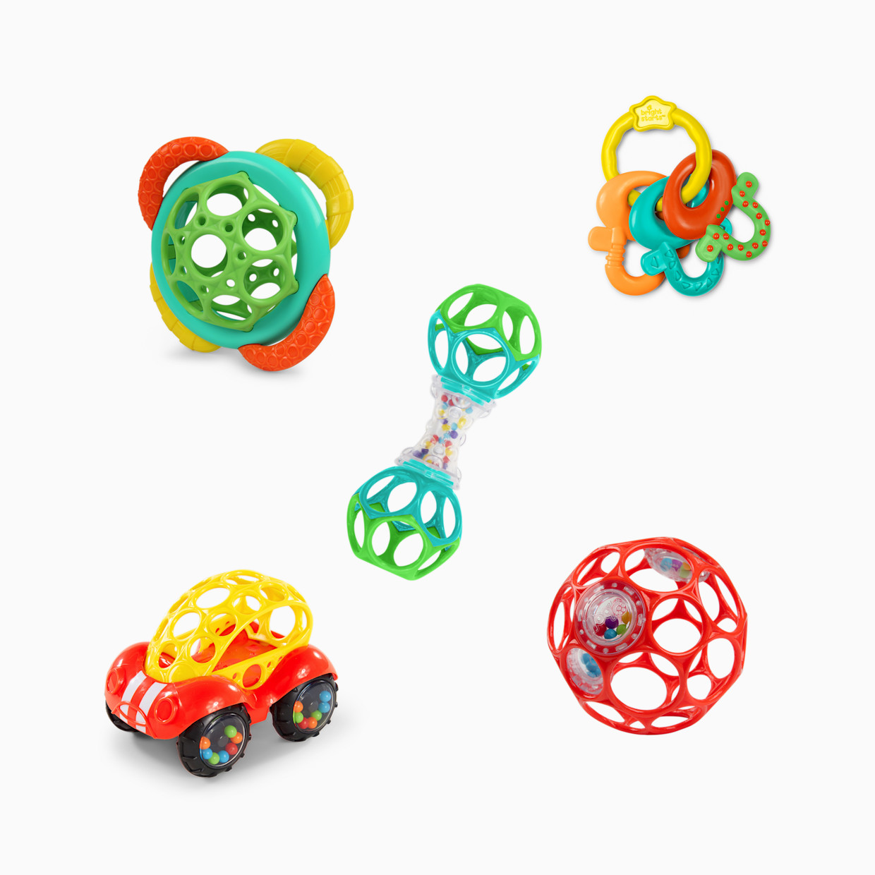 Bright Starts Soothers & Shakers 5 Piece Gift Set.