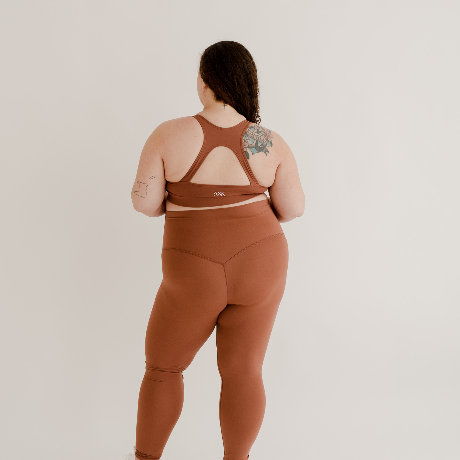 AXK Maternity The Baby Mama Legging (Non Scrunch) - Bare Down, Medium.