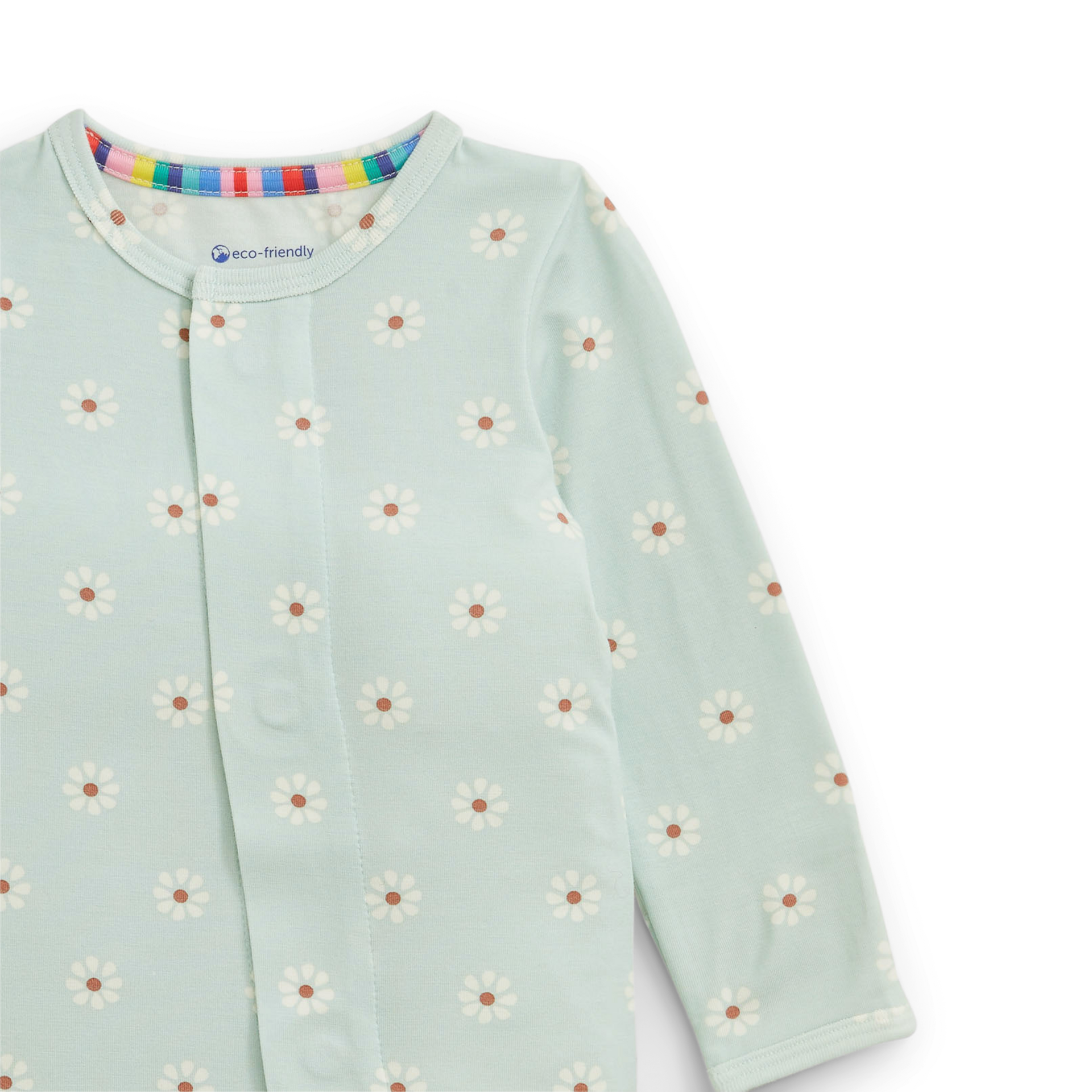 Magnetic Me Modal Magnetic Footie - Flower, Newborn.