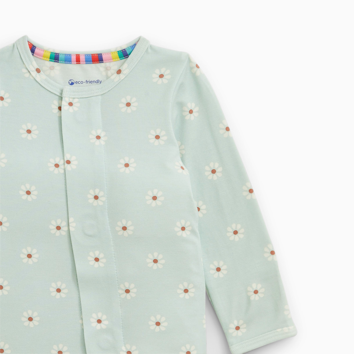 Magnetic Me Modal Magnetic Footie - Flower, Newborn.