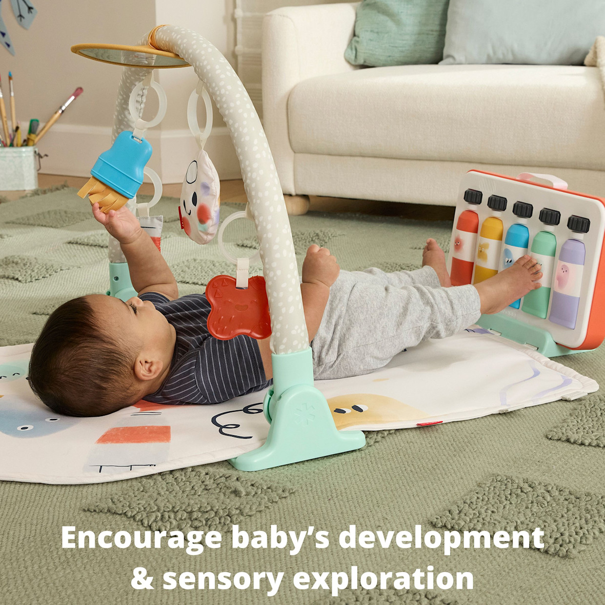 Skip Hop Painted Dreams 4-in-1 Developmental Baby Play Gym.