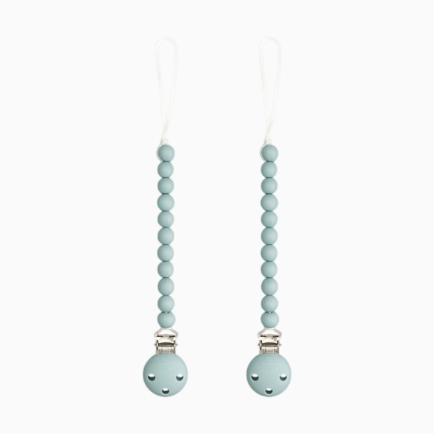 Comfy Cubs Pacifier Clips 100% Food Grade Silicone (2 Pack).