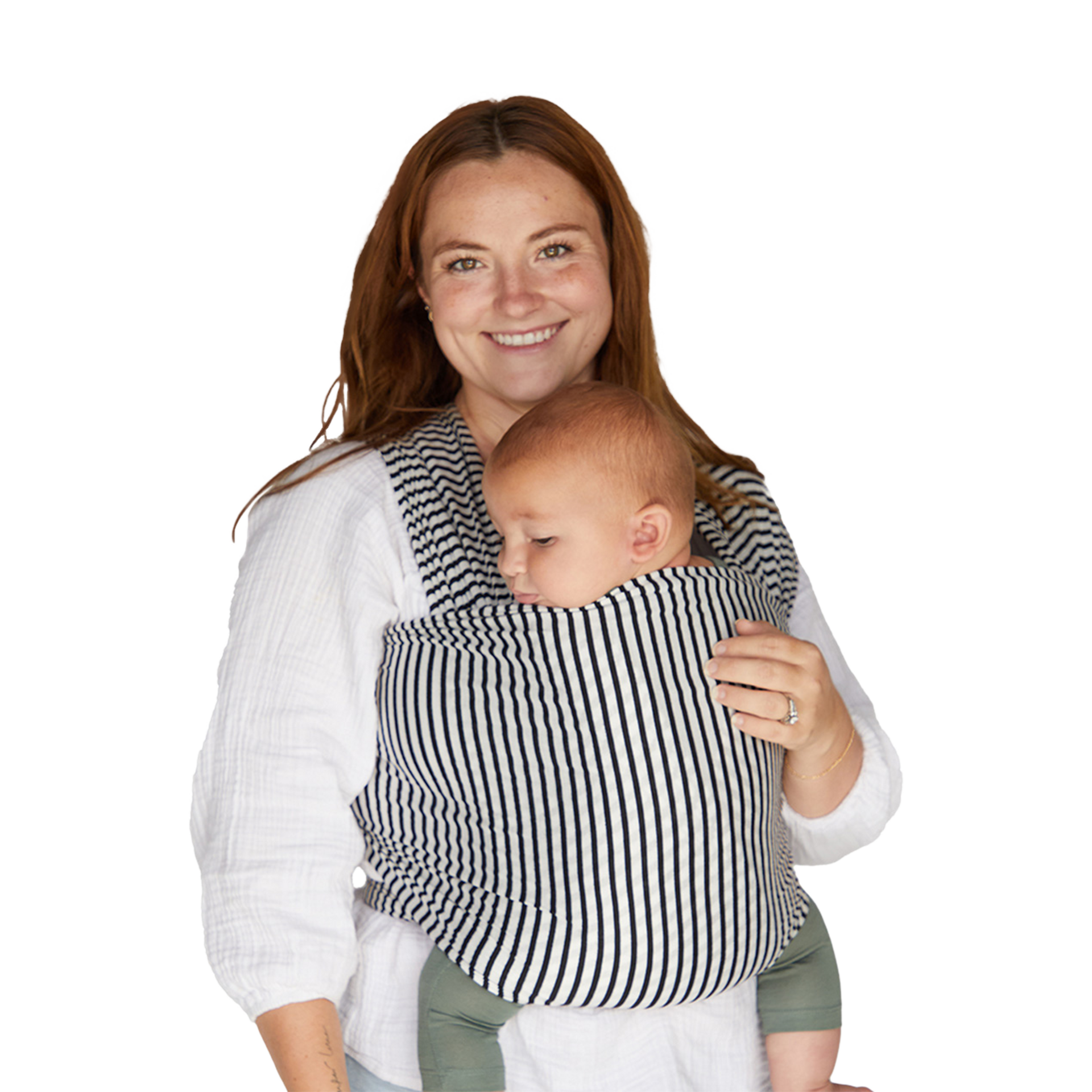 Solly Baby Wrap Carrier Black & Natural Stripe Babylist Shop