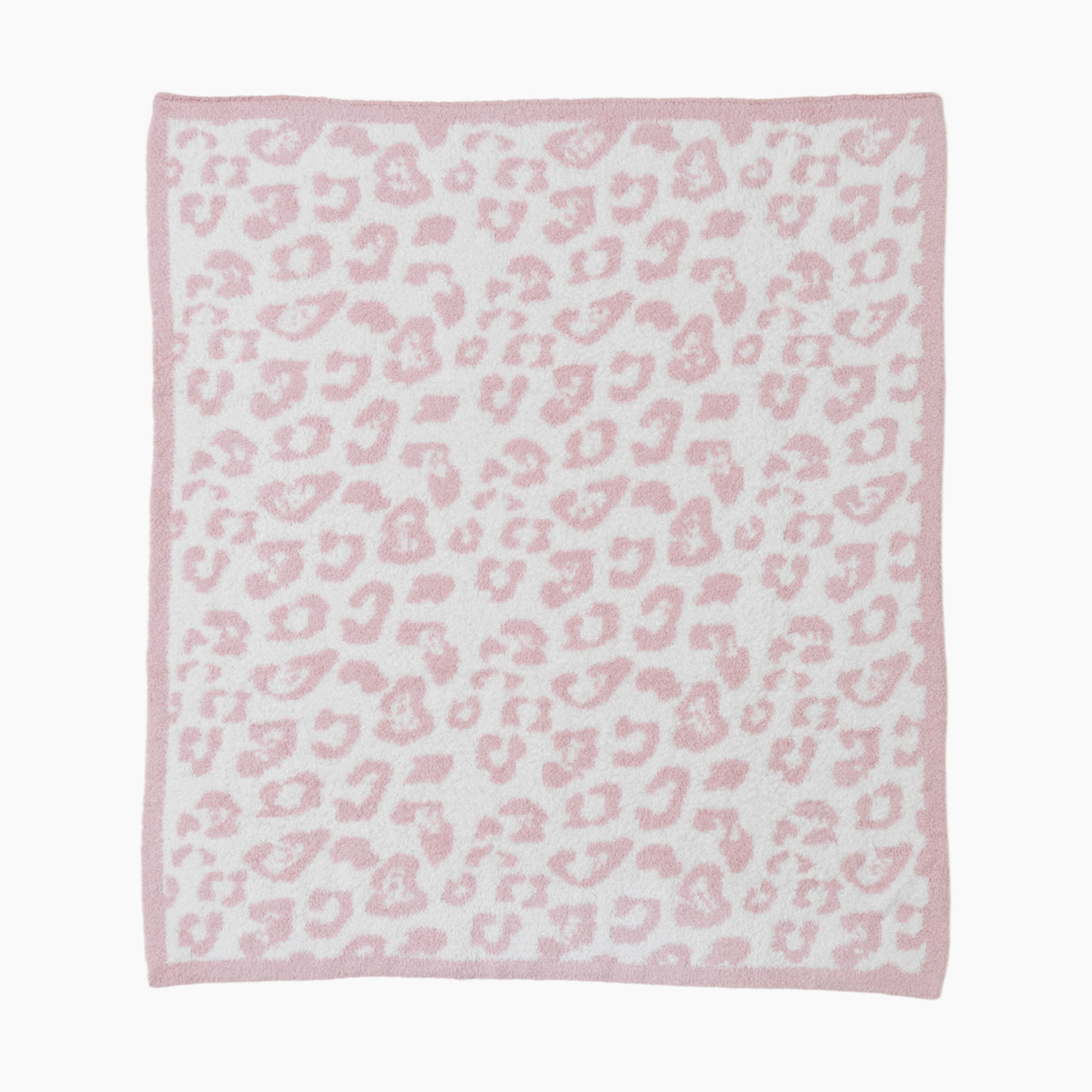 Barefoot Dreams CozyChic Barefoot In The Wild Baby Blanket Dusty Rose Cream Babylist Shop