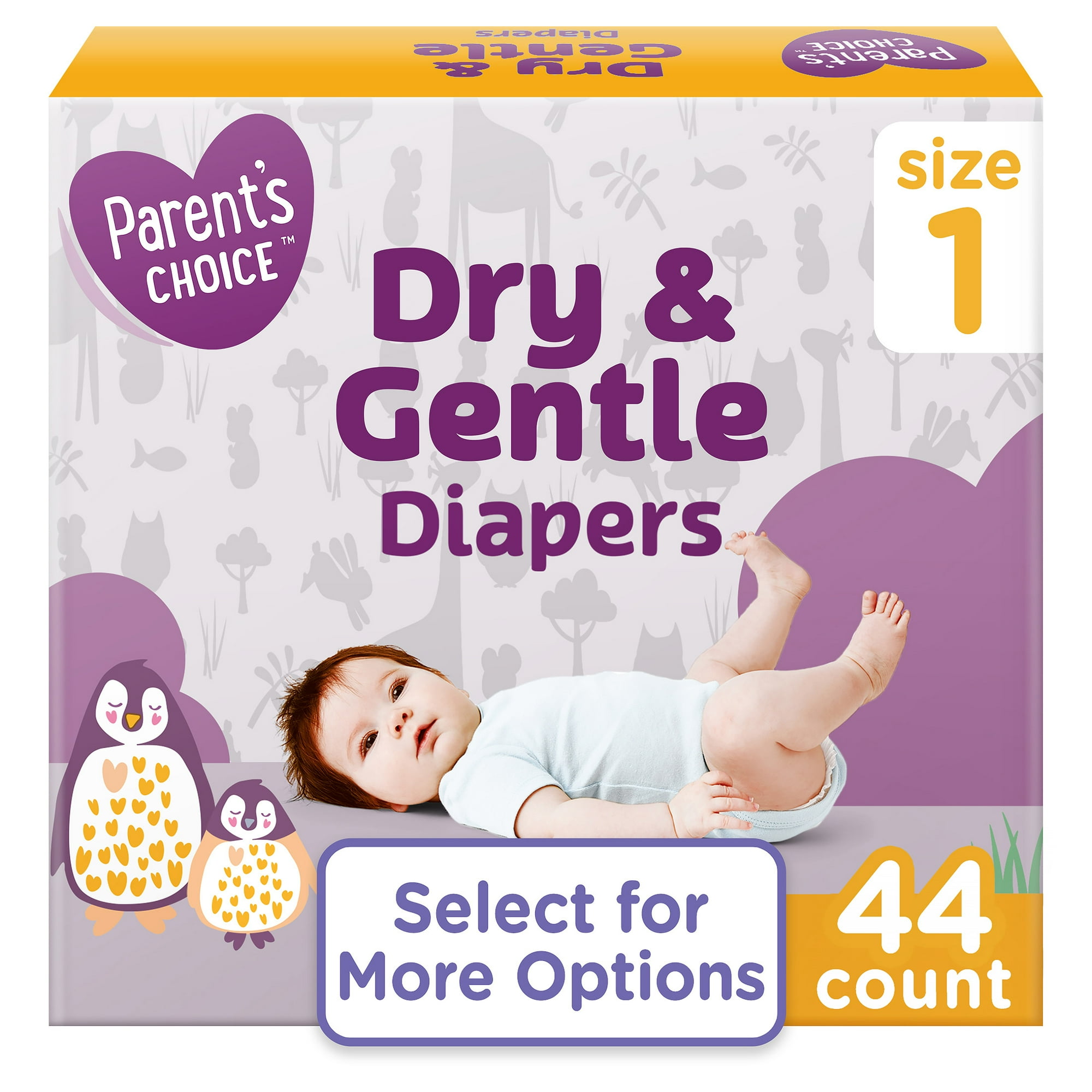 Parent's Choice Dry & Gentle Diapers.