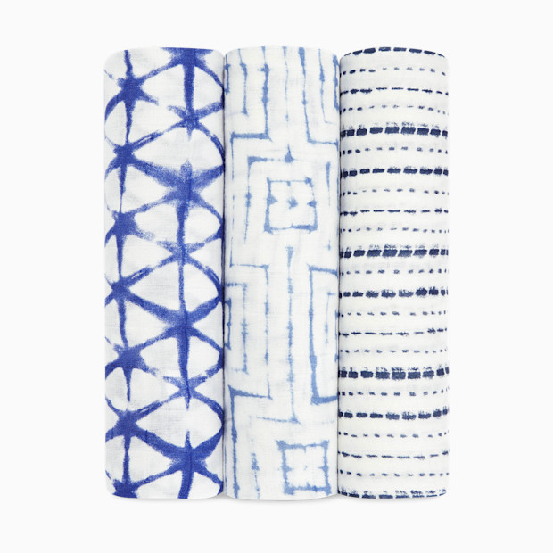 Silky-Soft Swaddles 3-Pack.